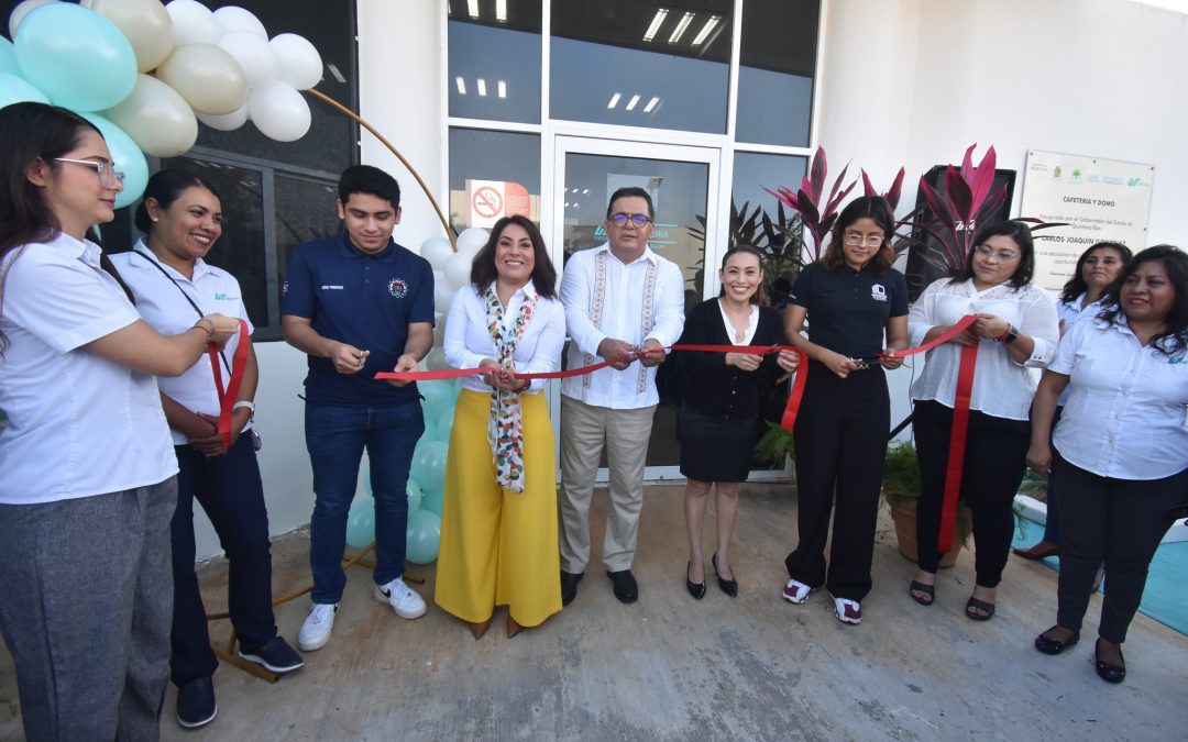 LA UT CHETUMAL INAUGURA CAFETERÍA UNIVERSITARIA